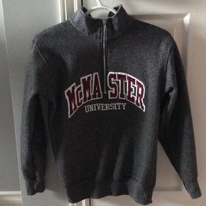 Mcmaster Salt and Pepper 1/4 Zip Sweatshirt